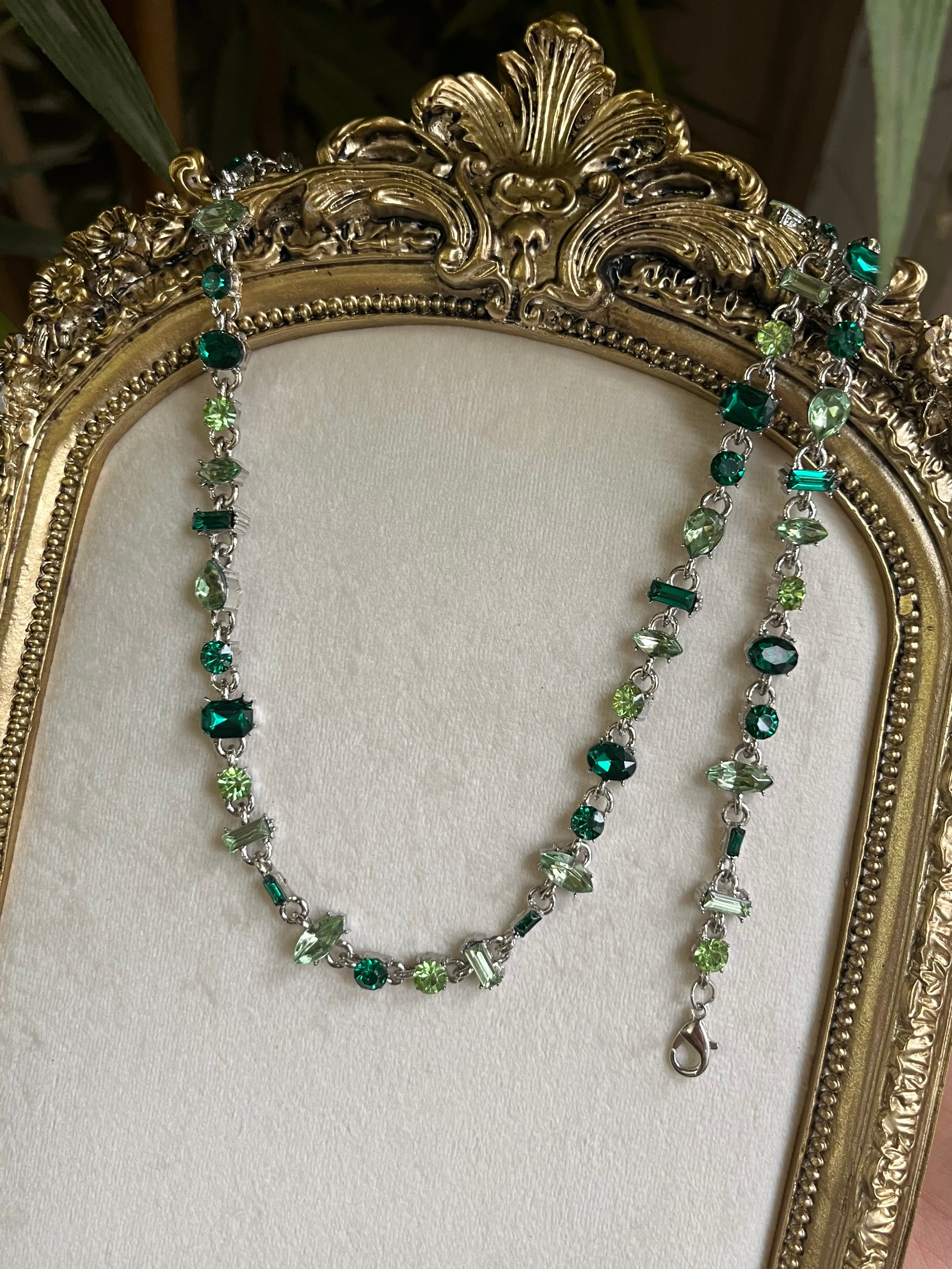 Swarovski bleu / vert