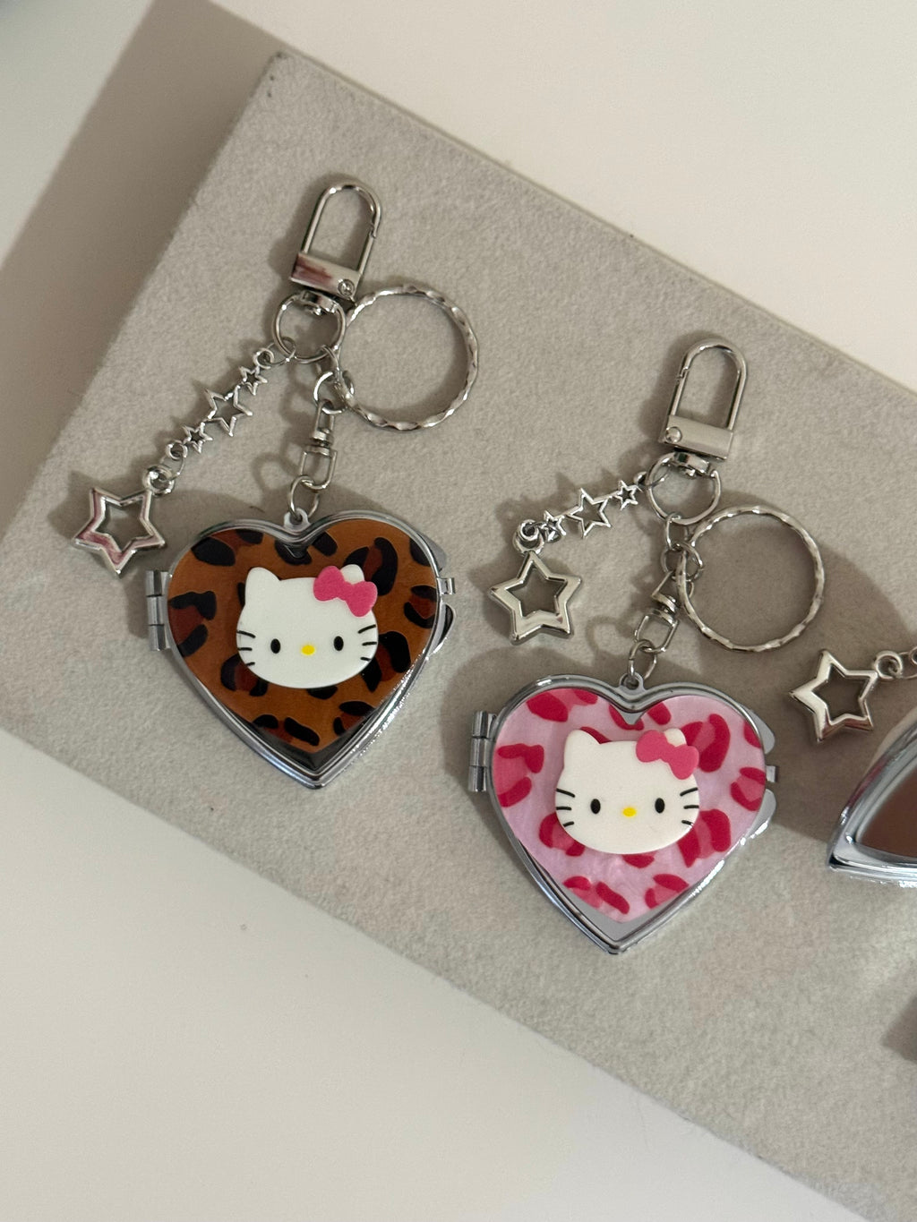 Heart Charms bag avec miroire