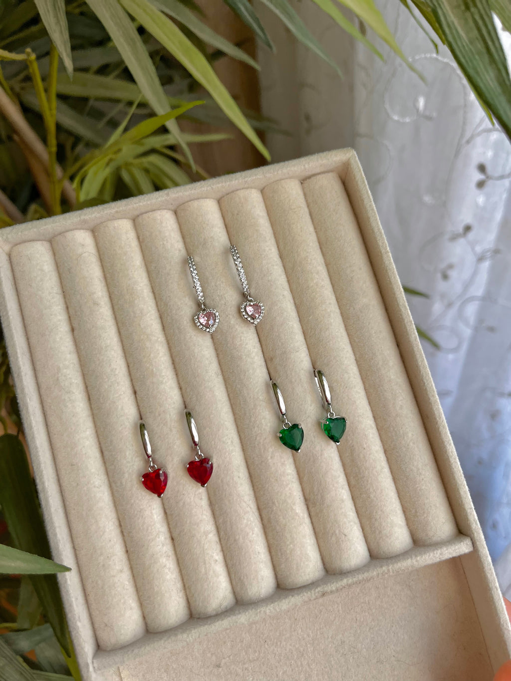 boucles d’oreilles cœur