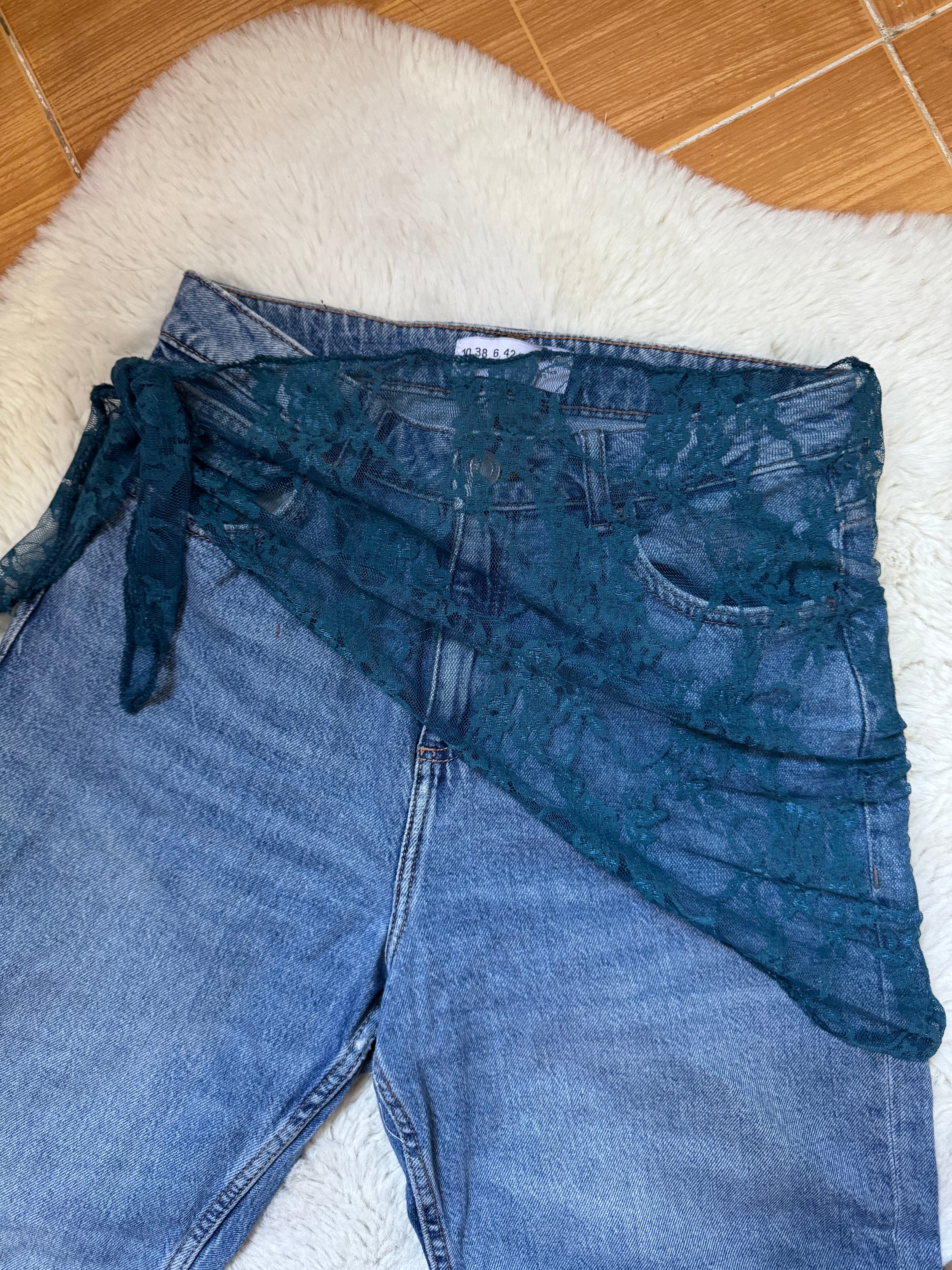 Ceinture bandana dentelle