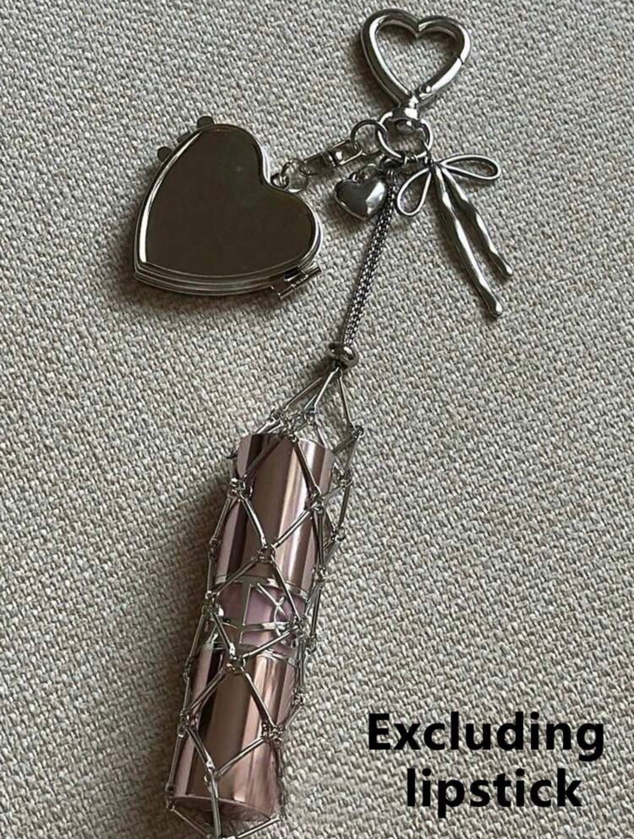 Lipstick charm avec miroire