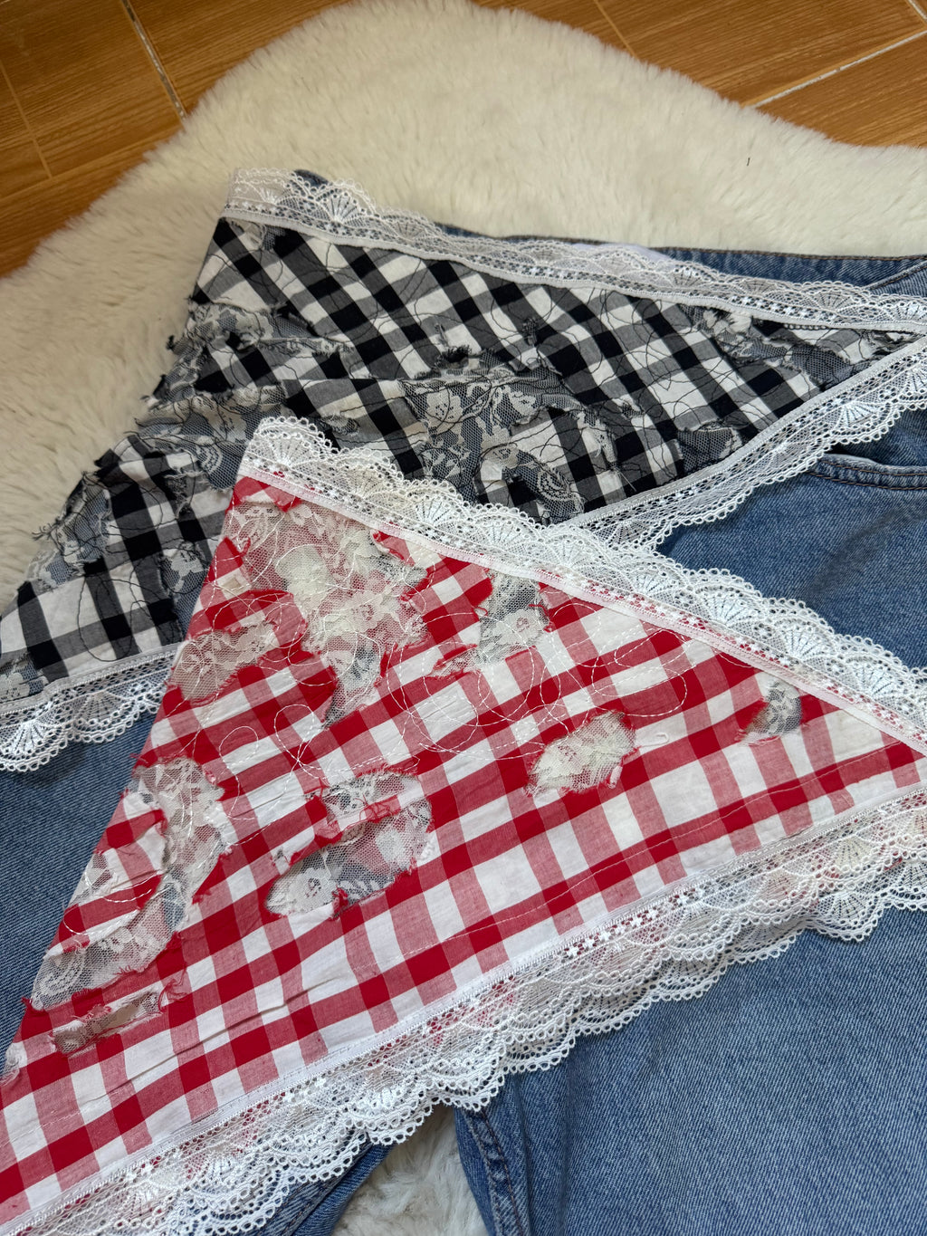 Ceinture / bandana à carreaux