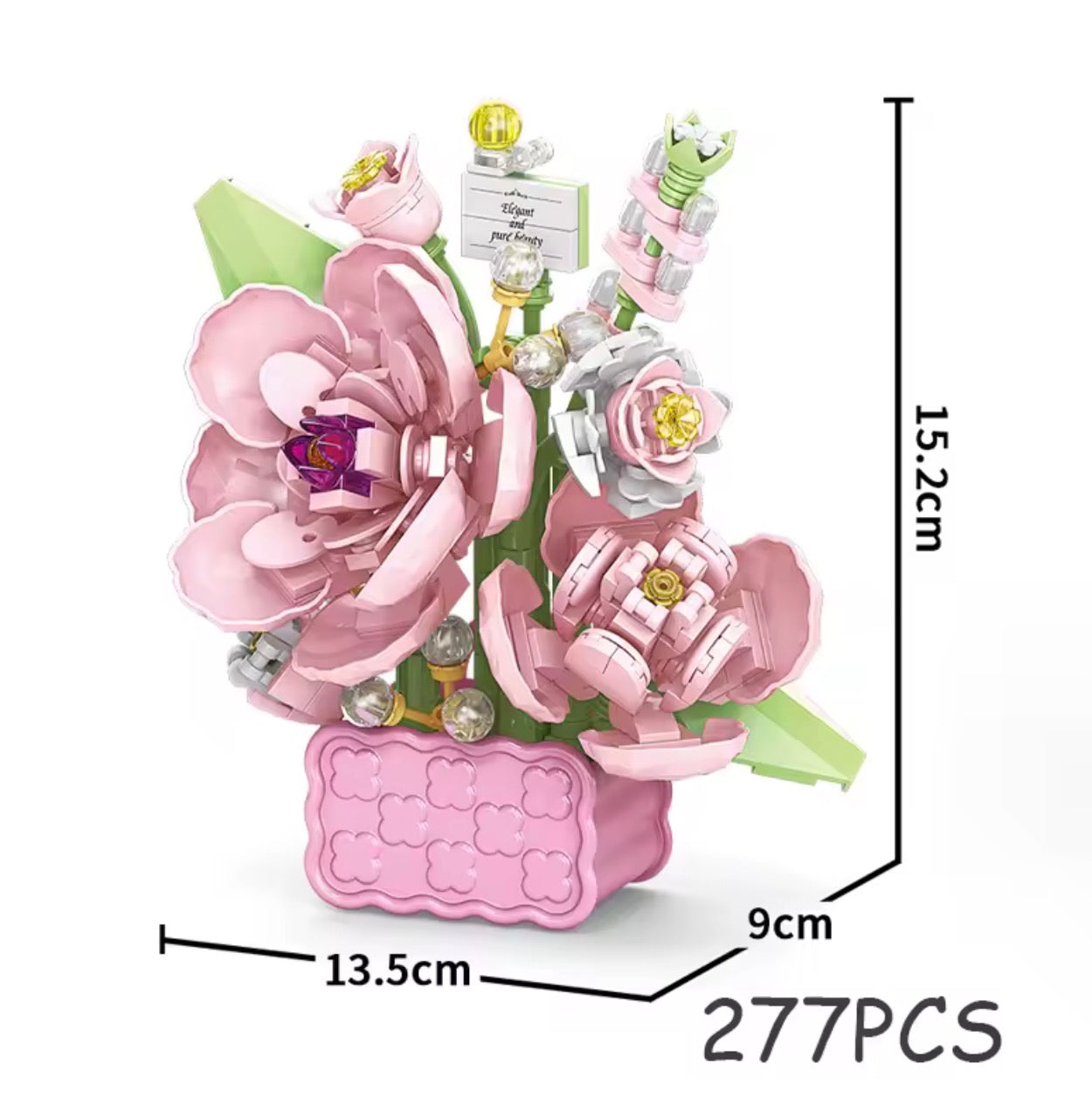 pot de fleurs en lego