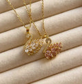 Collier swan doré