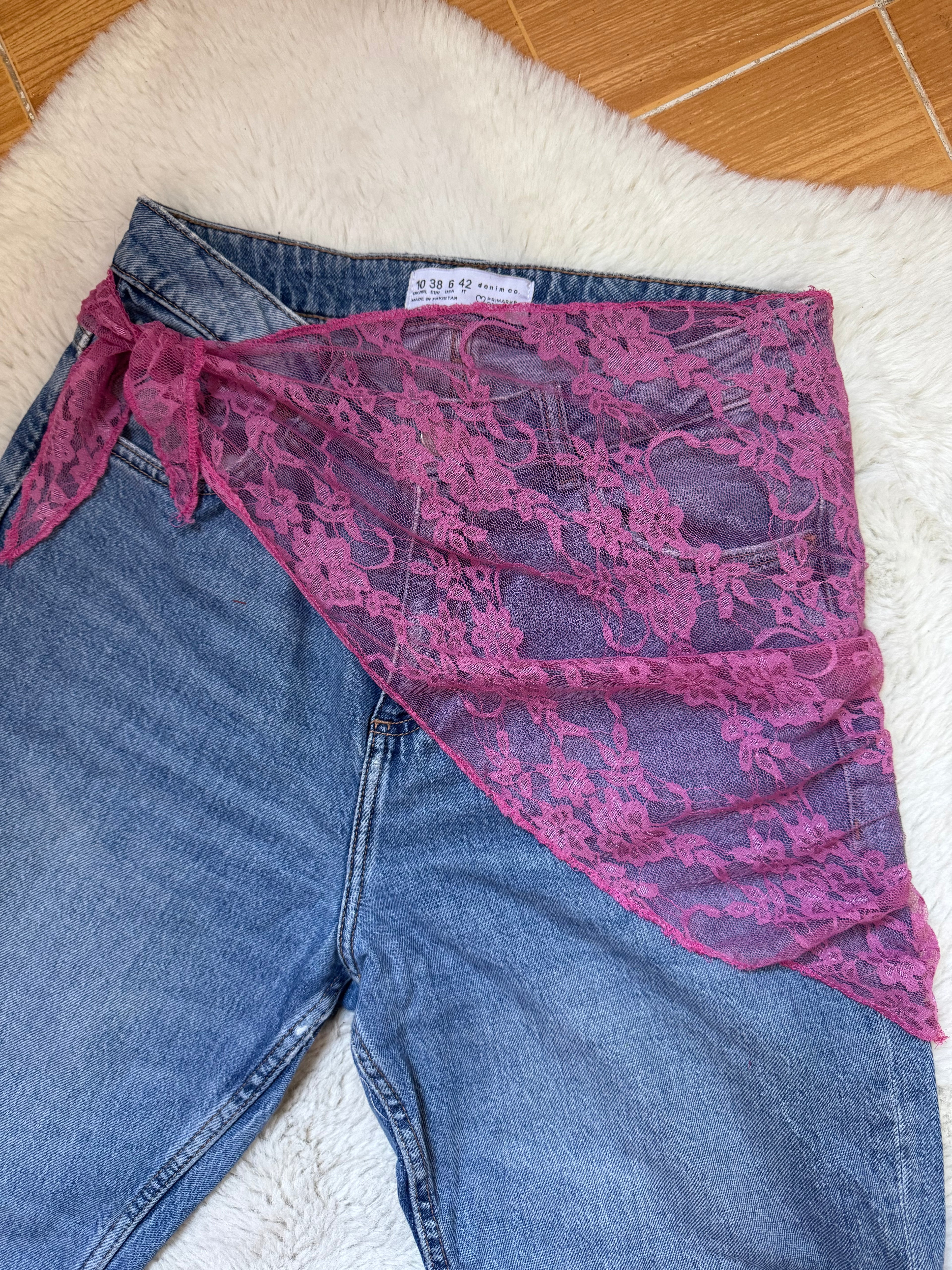 Ceinture bandana dentelle
