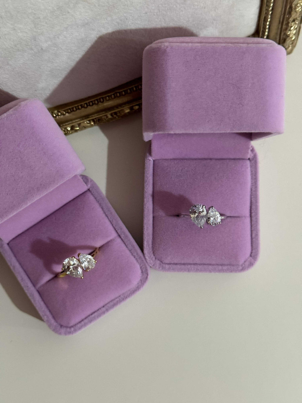bague 2 pierre