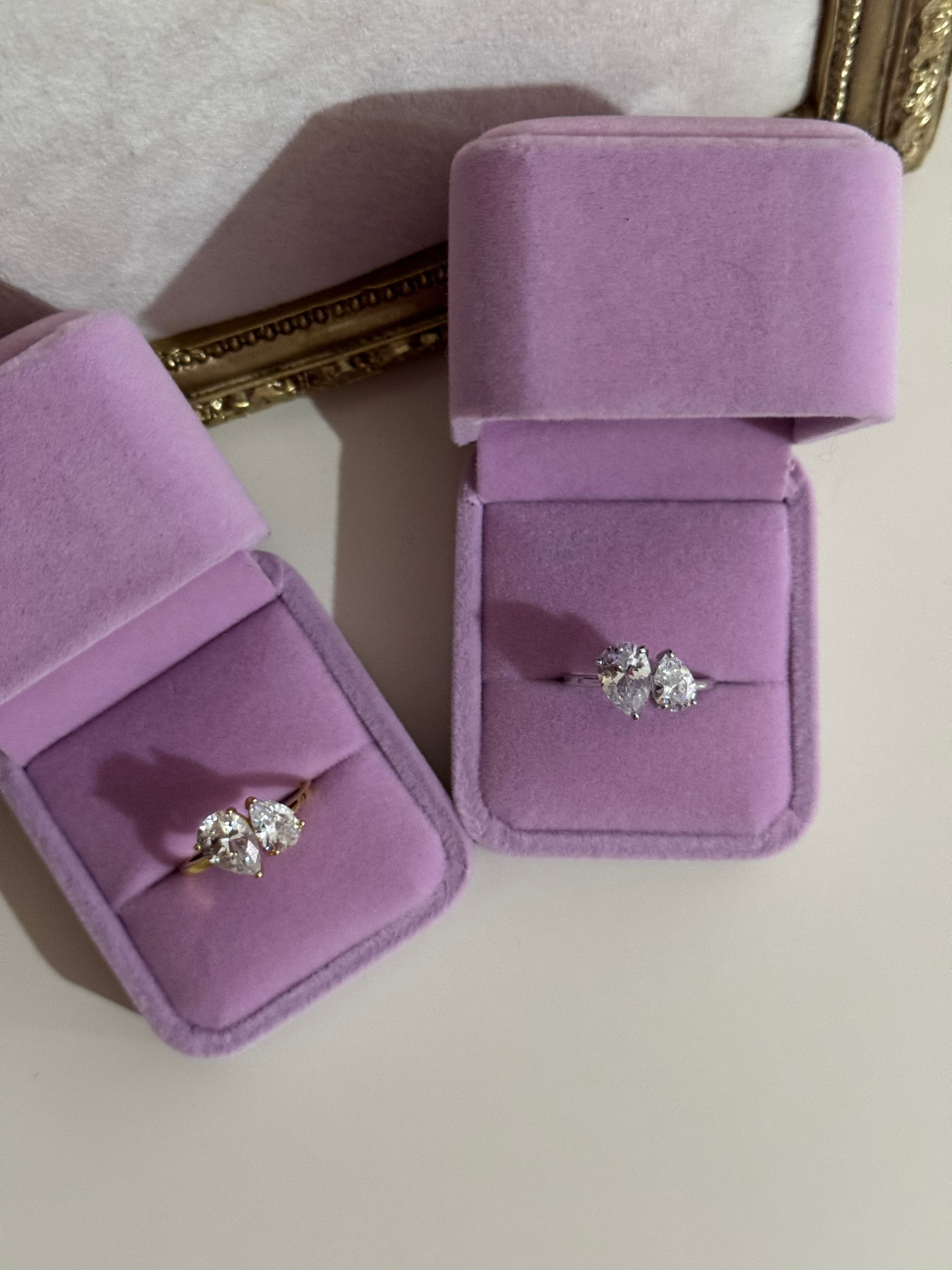 bague 2 pierre