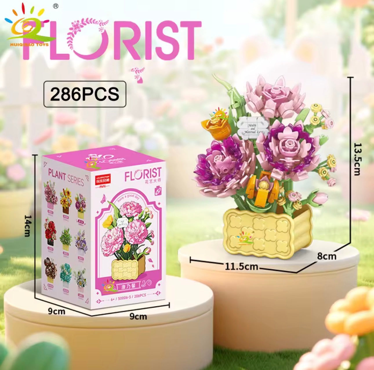 pot de fleurs en lego