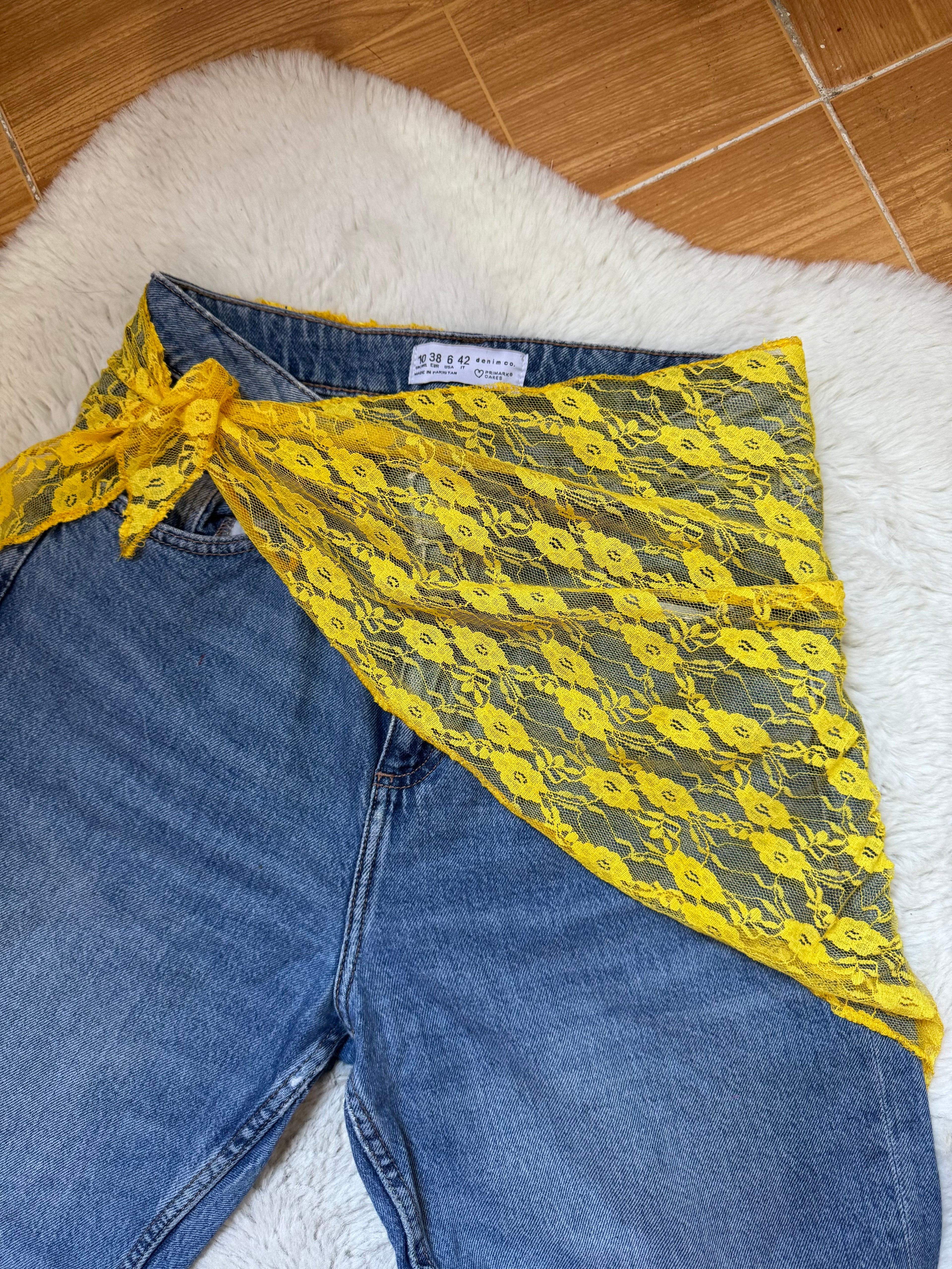 Ceinture bandana dentelle