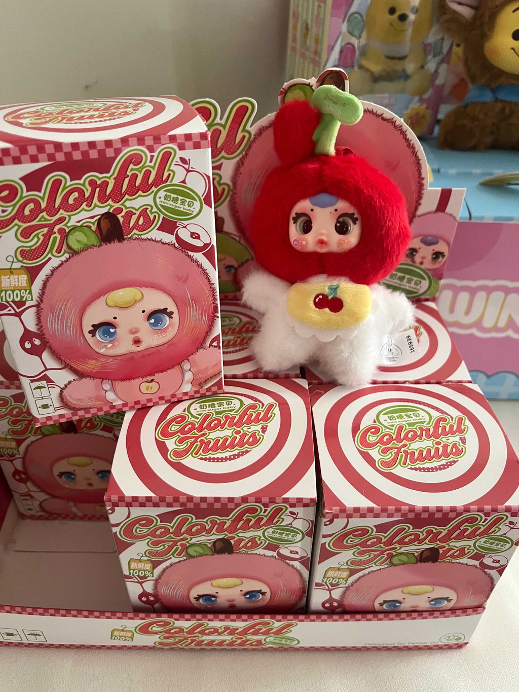 Colorful fruits blind box