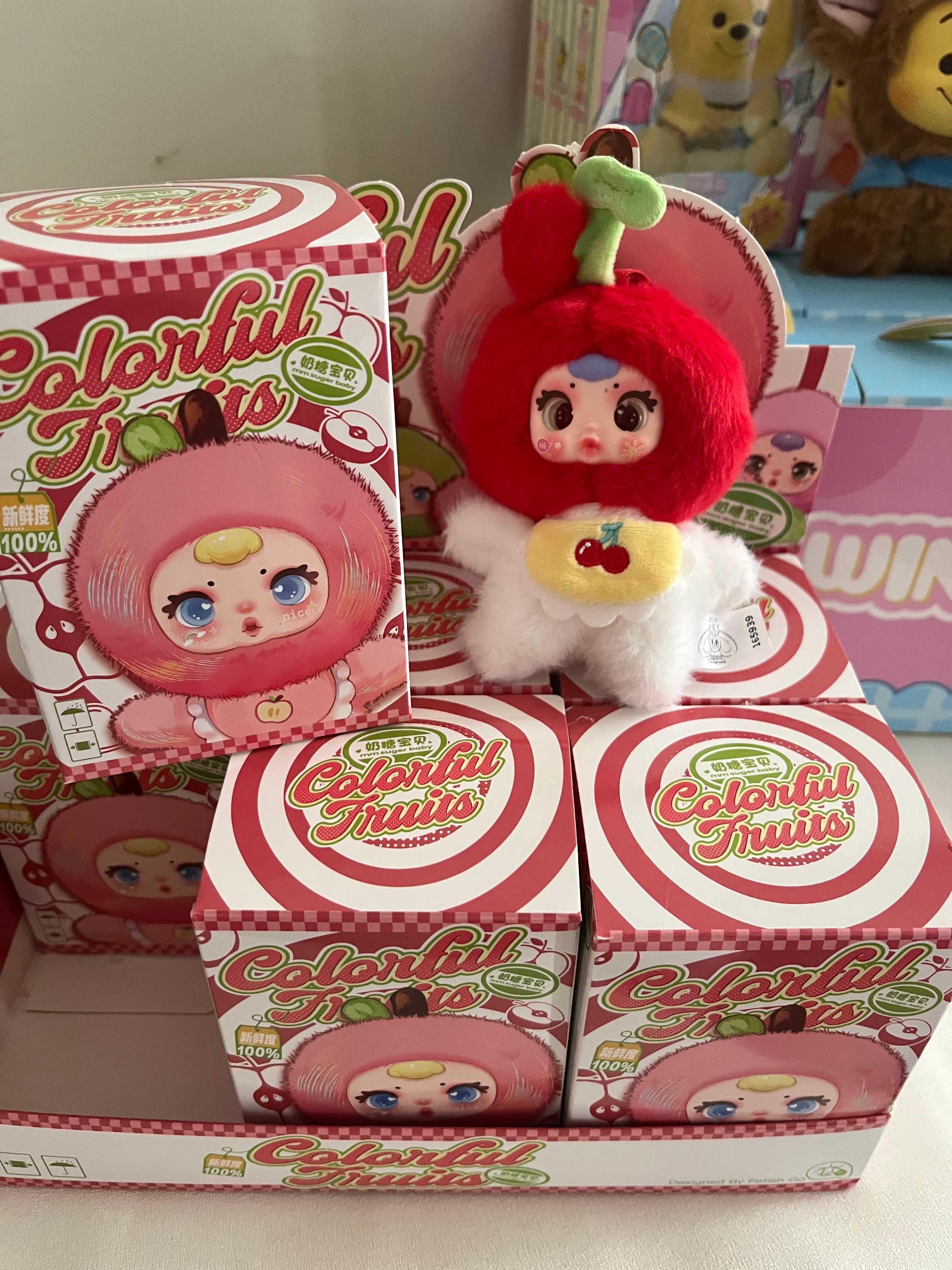 Colorful fruits blind box