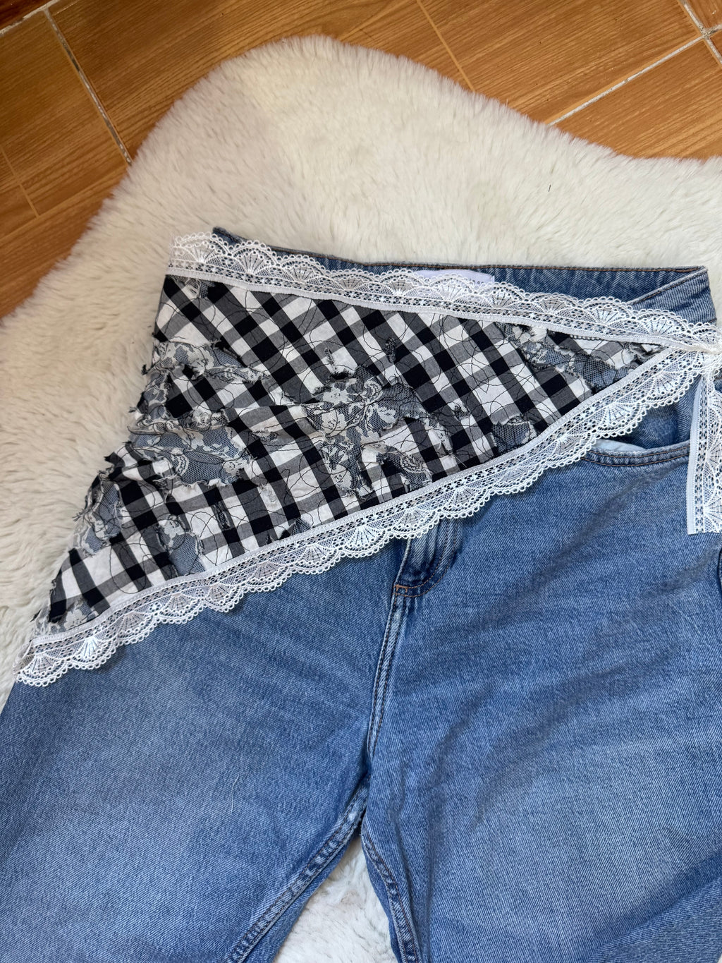 Ceinture / bandana à carreaux