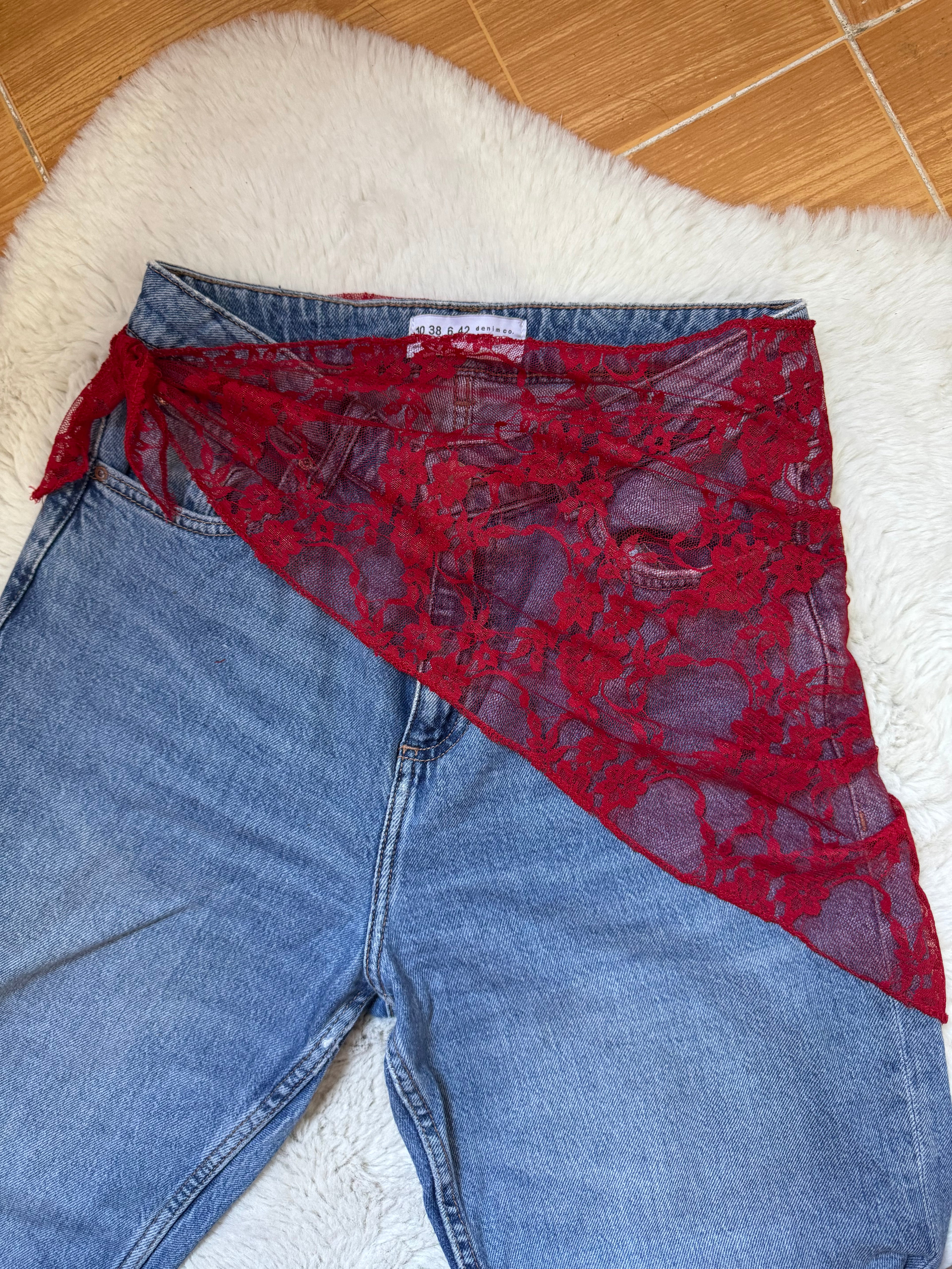 Ceinture bandana dentelle
