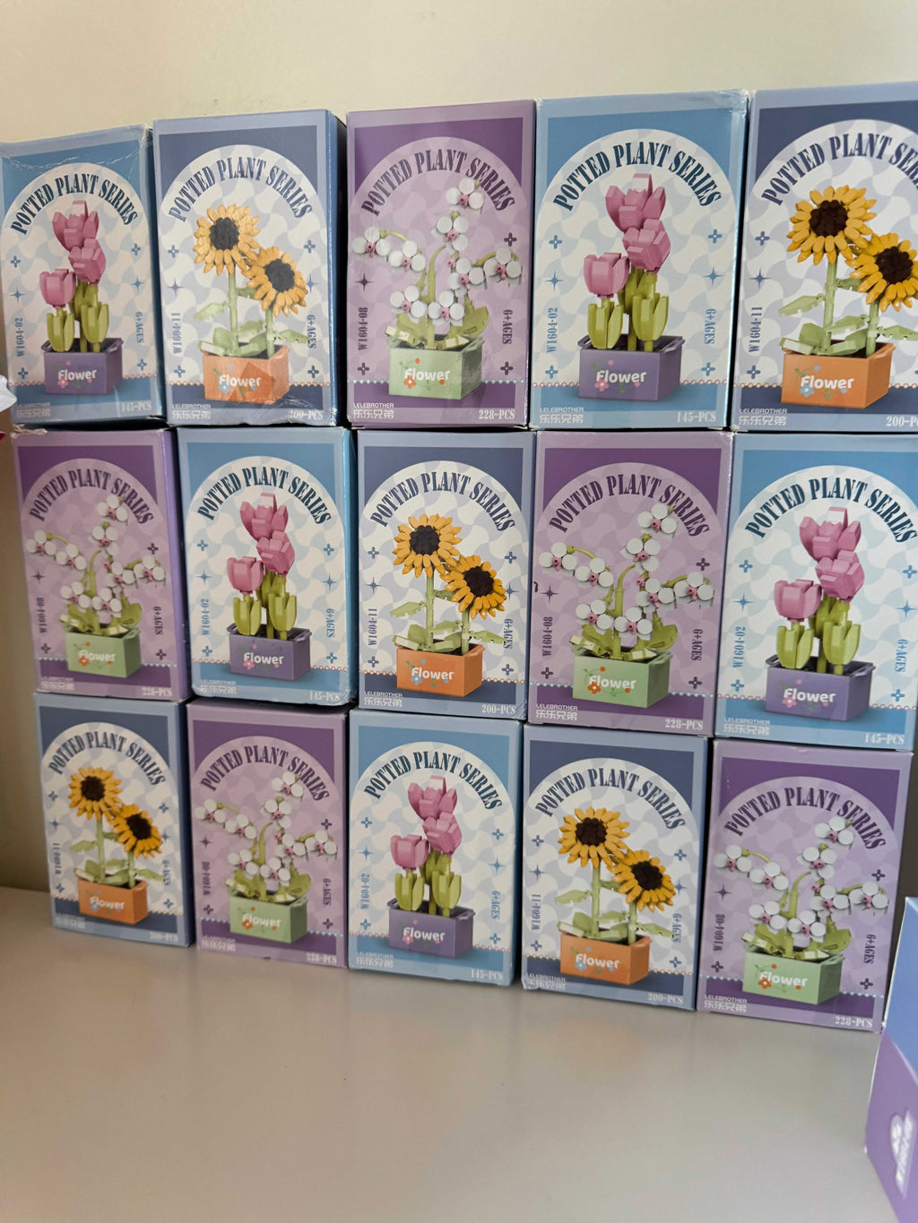 Lego fleur en pot