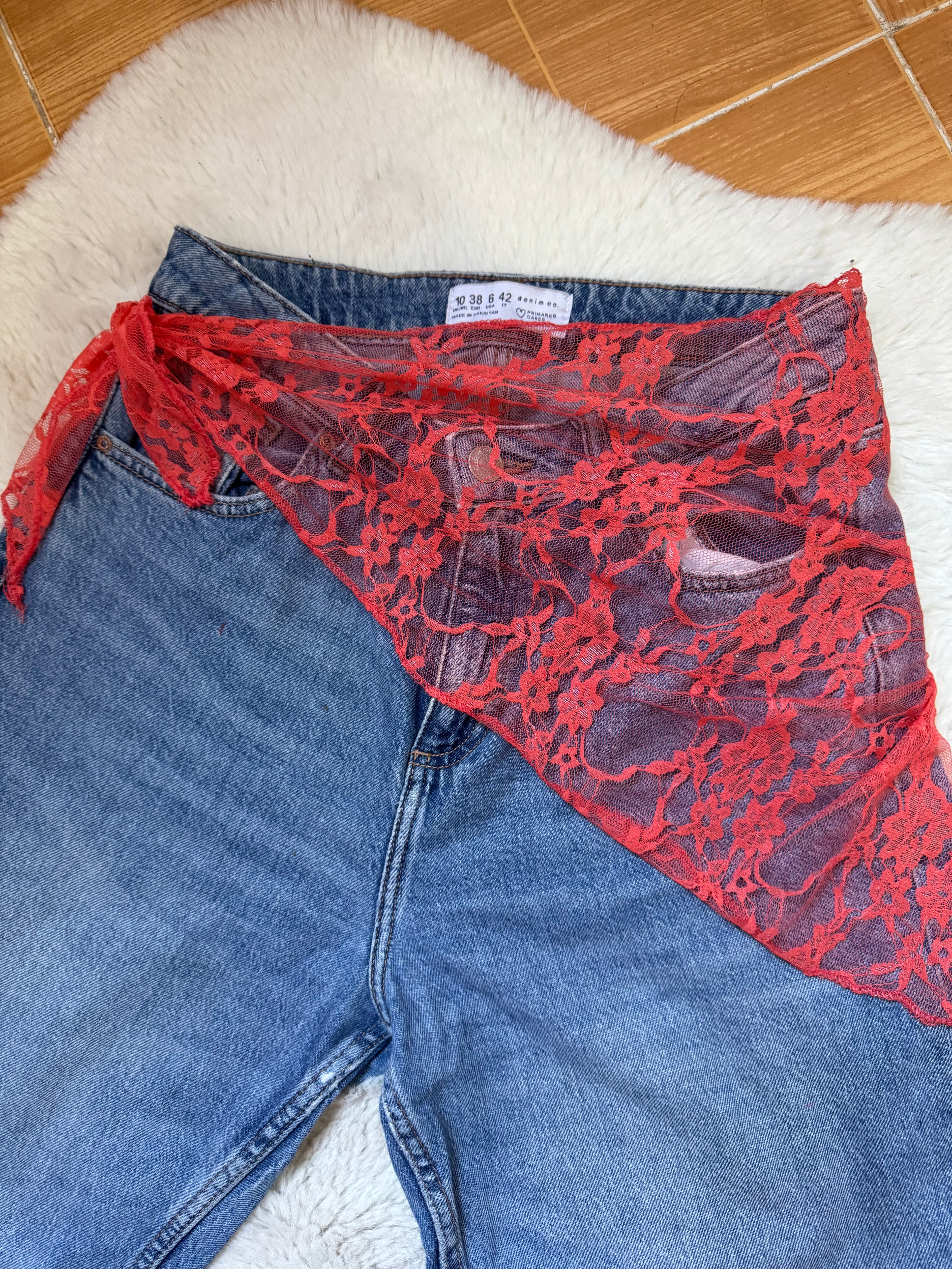 Ceinture bandana dentelle