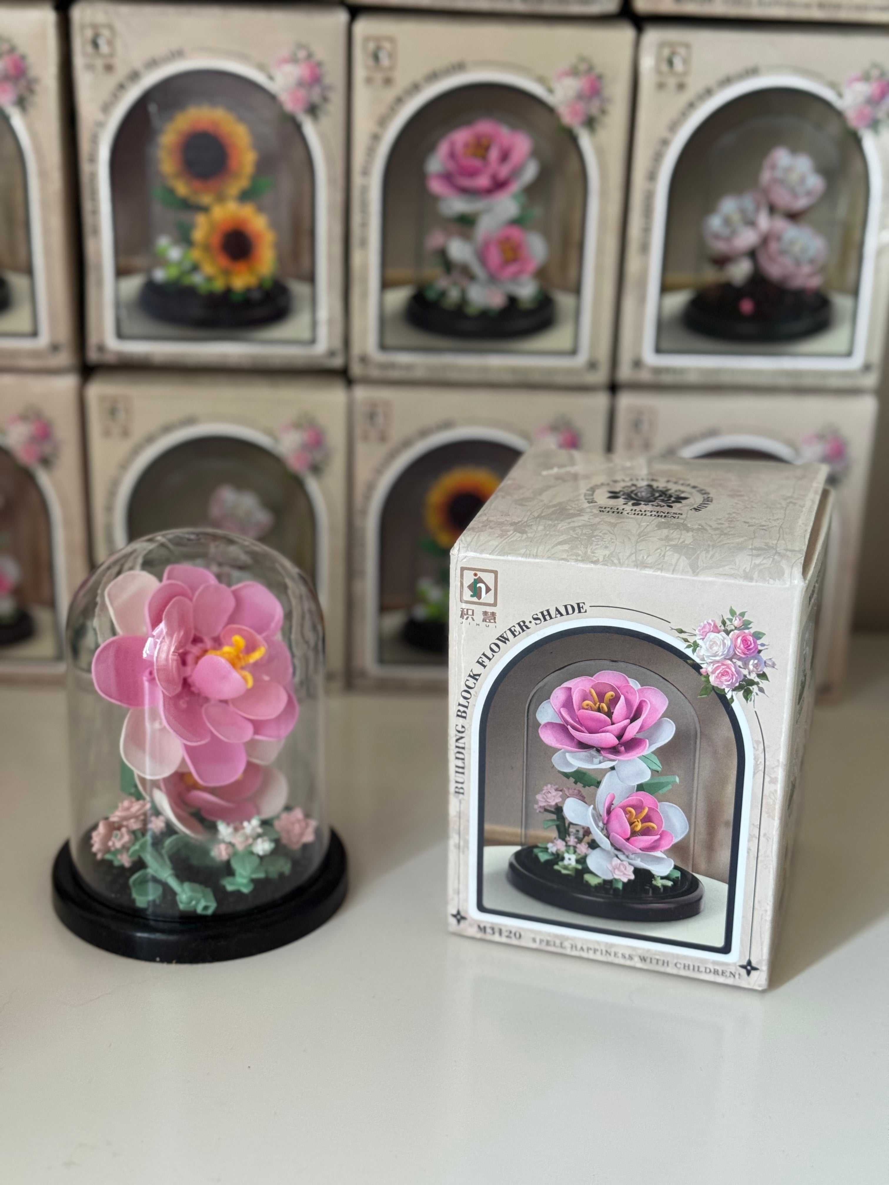 Lego fleur socle