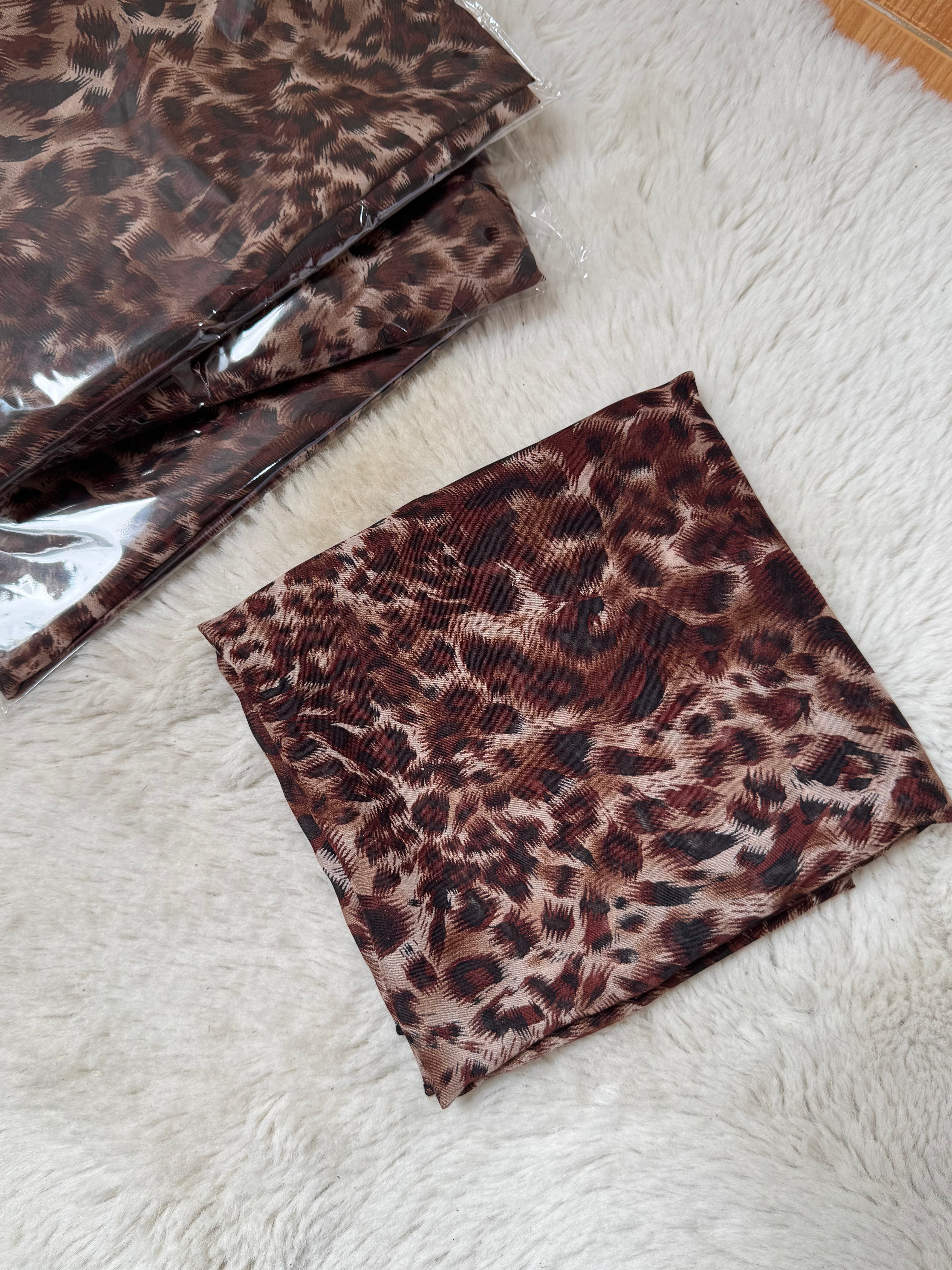 Foulard léopard