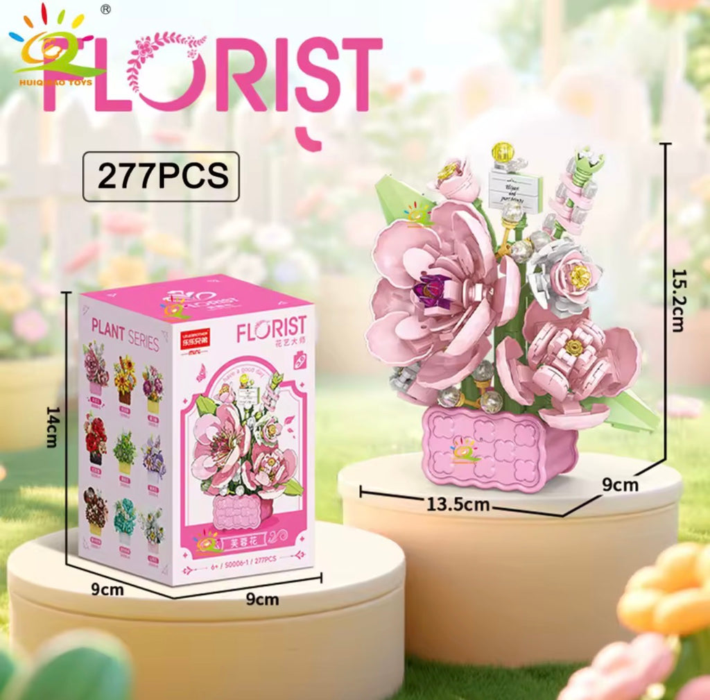 pot de fleurs en lego