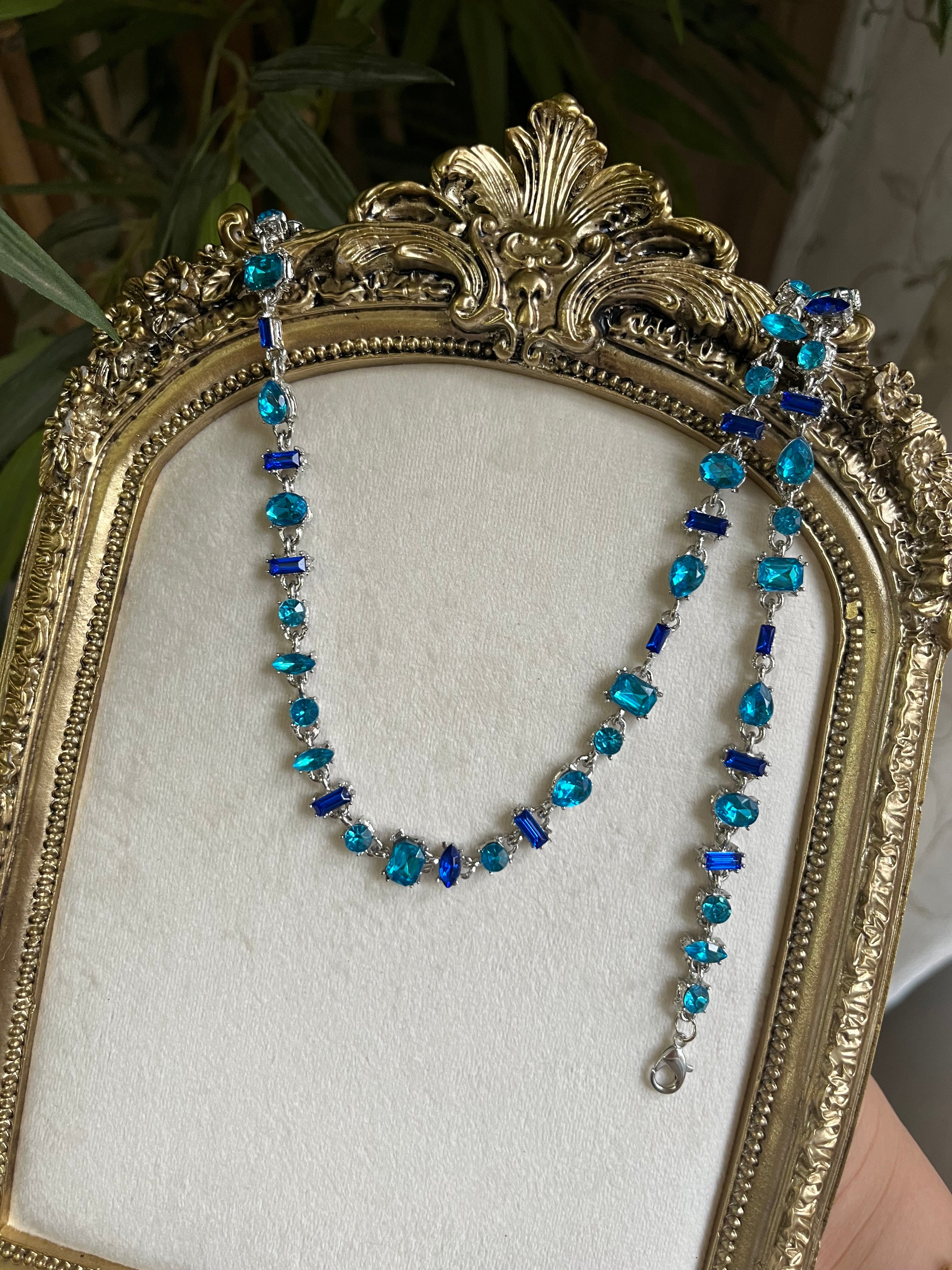 Swarovski bleu / vert