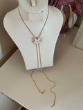 Collier fleur Y