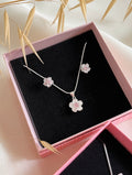 Parure duo collier boucle d’oreille