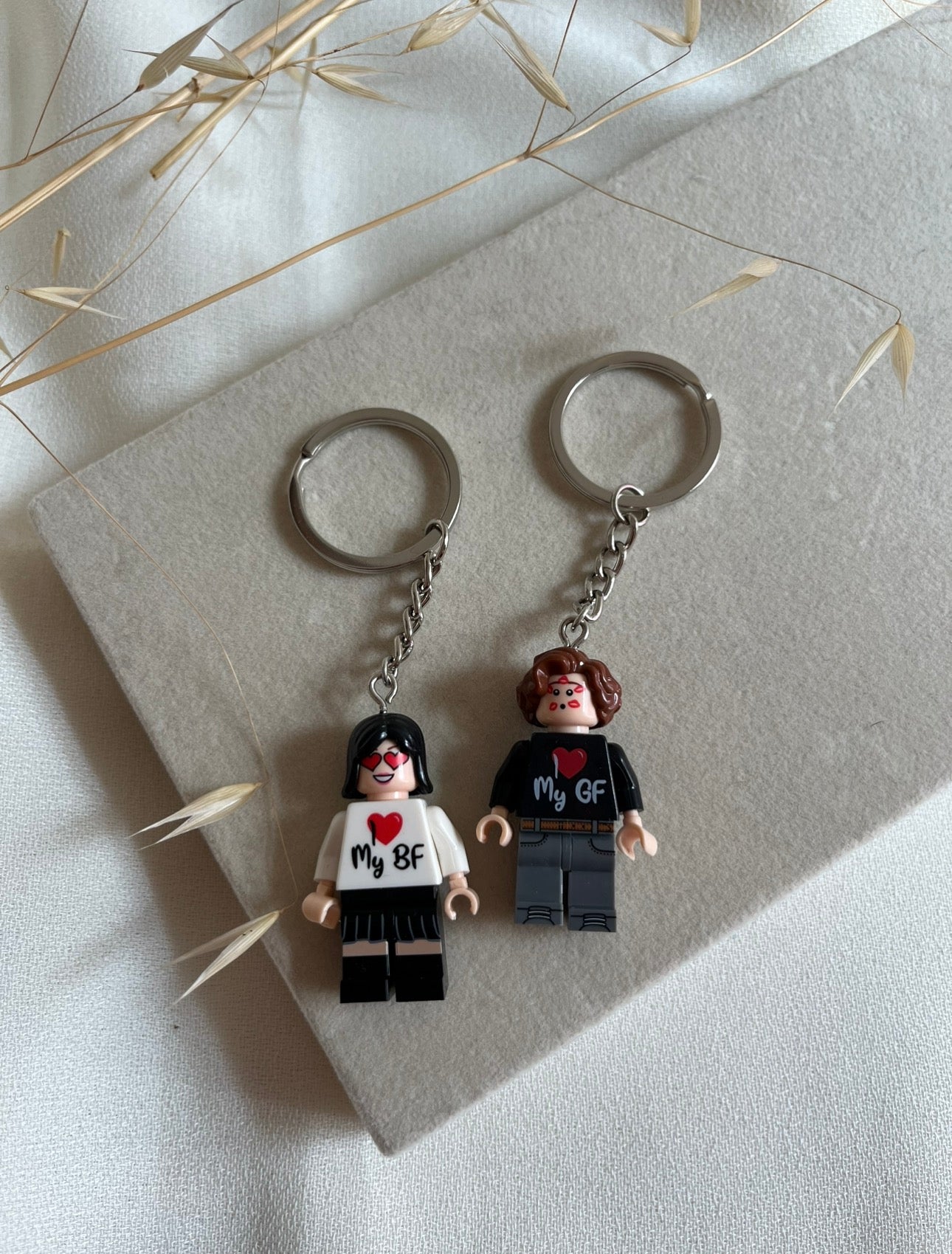 Duo lego keychains 👫