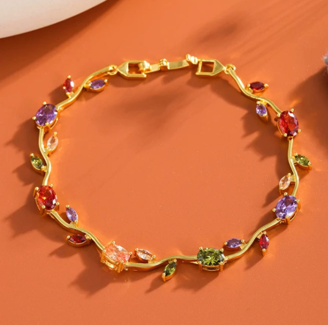 Gourmette tulipe avec boîte