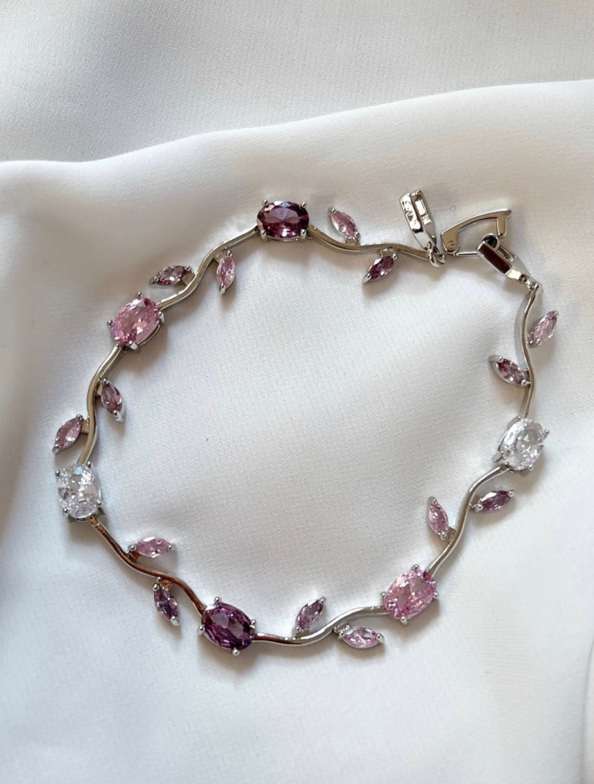 Gourmette tulipe avec boîte