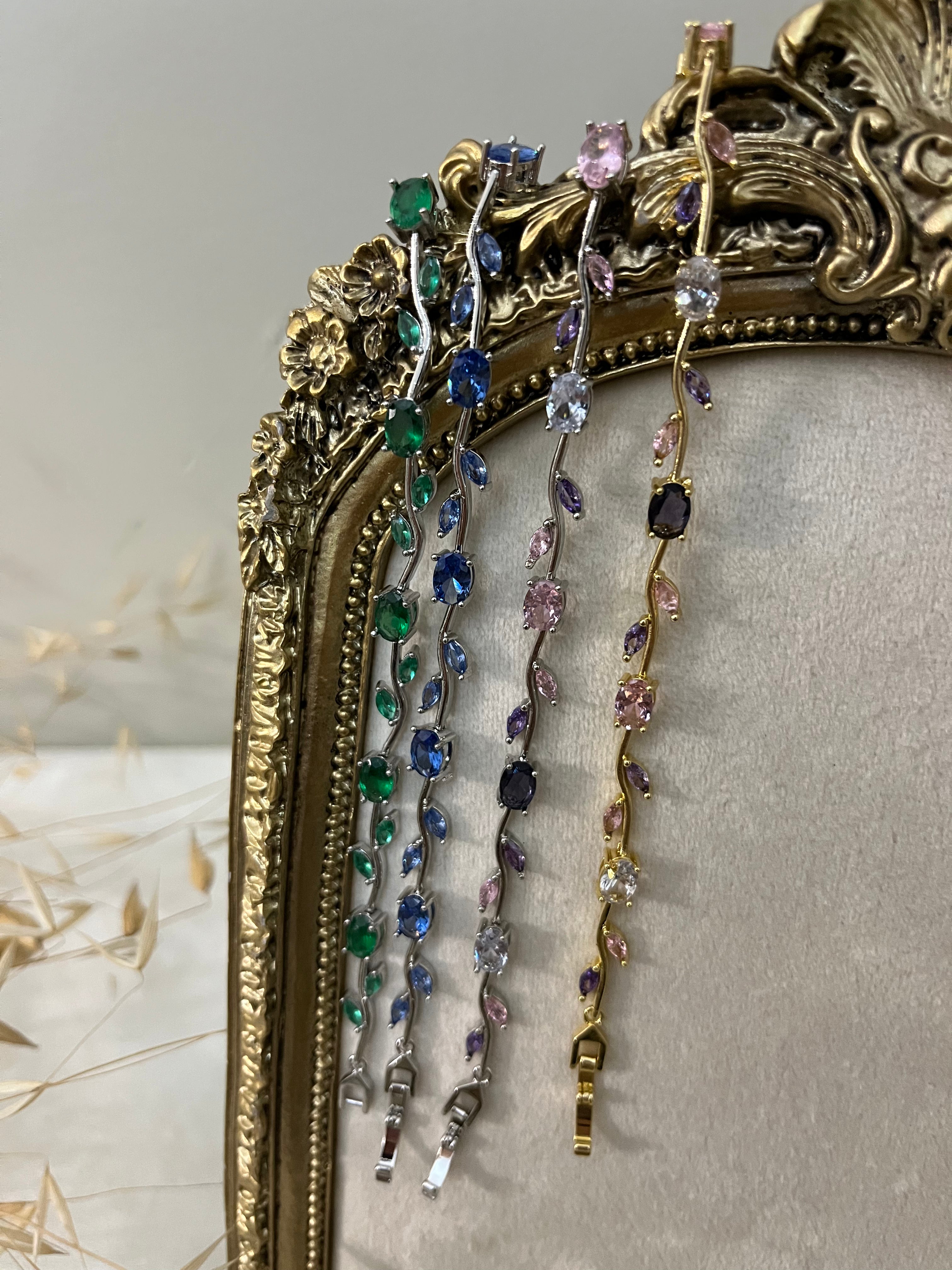 Gourmette tulipe avec boîte