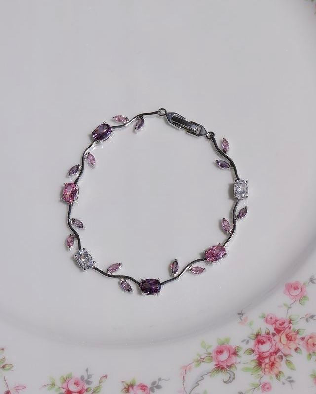 Gourmette tulipe avec boîte