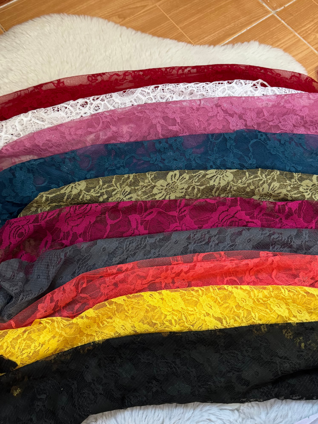 Ceinture bandana dentelle