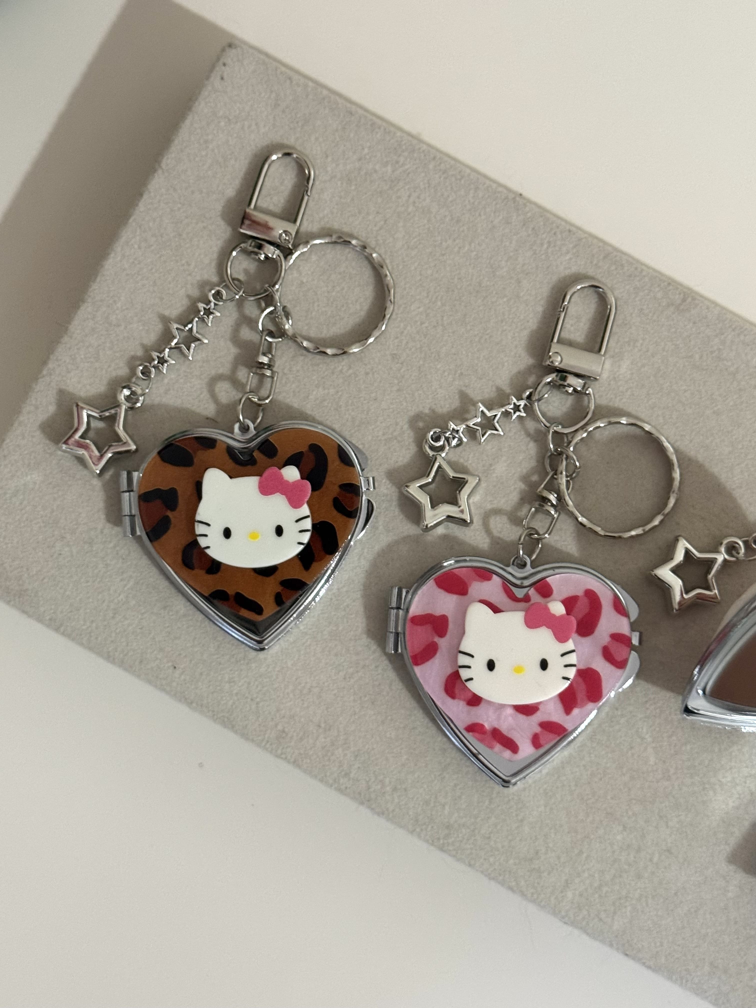 Heart Charms bag avec miroire