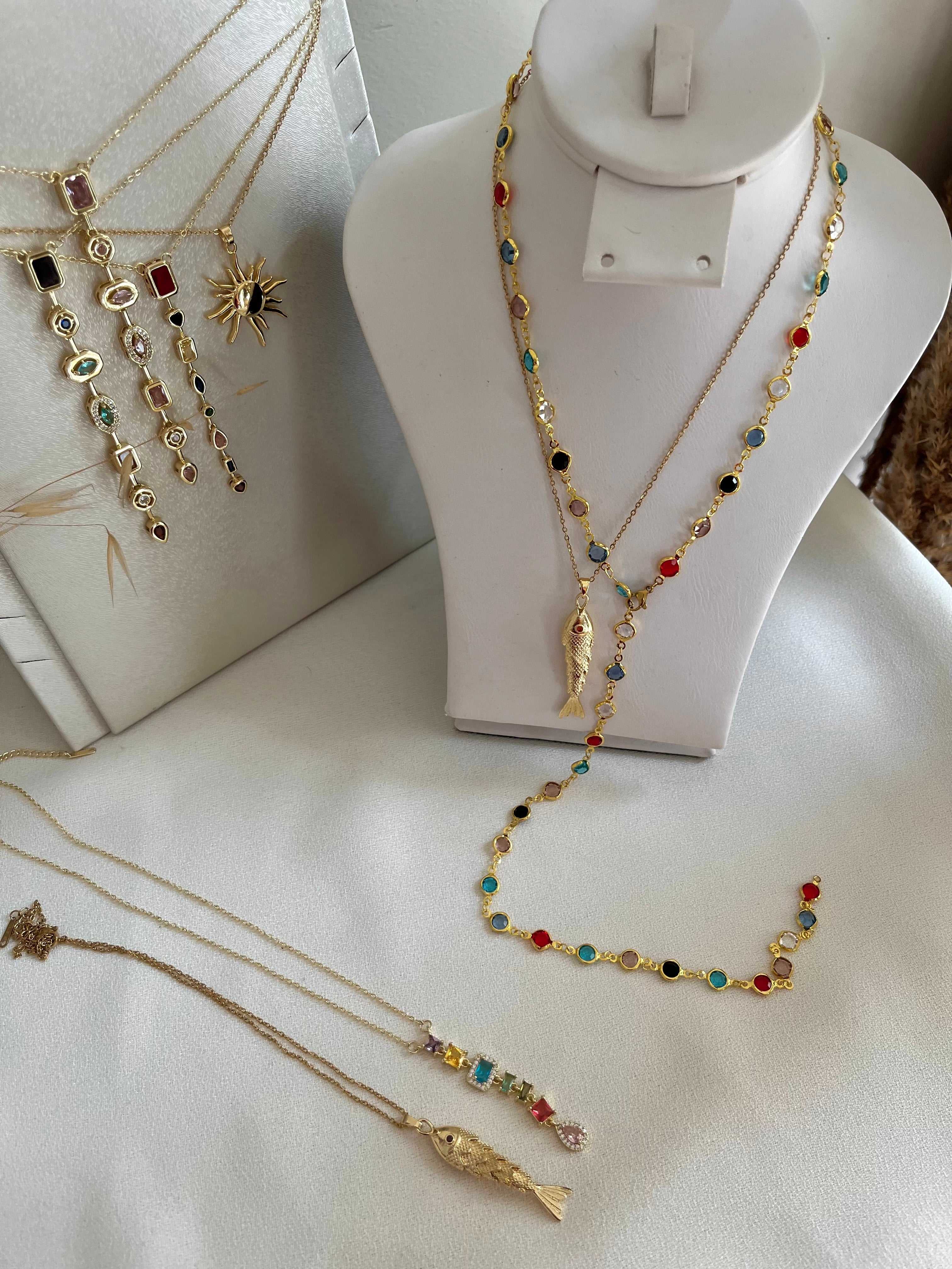 collier Y long